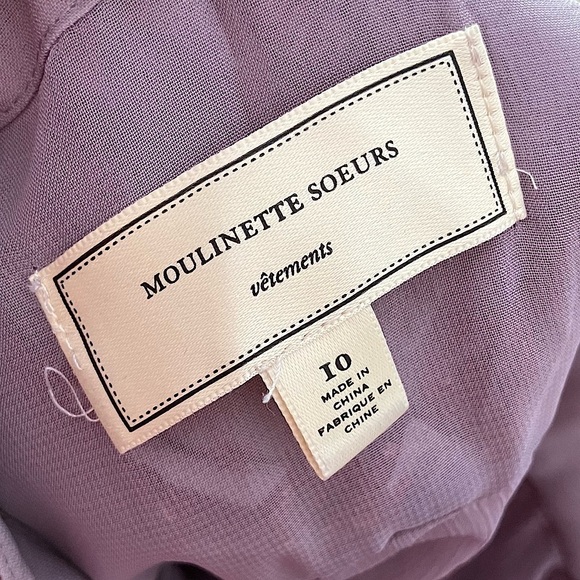 Anthropologie Women’s Moulinette Soeur Orange Lace Lined Nolana Skirt Size 10 - Picture 10 of 11